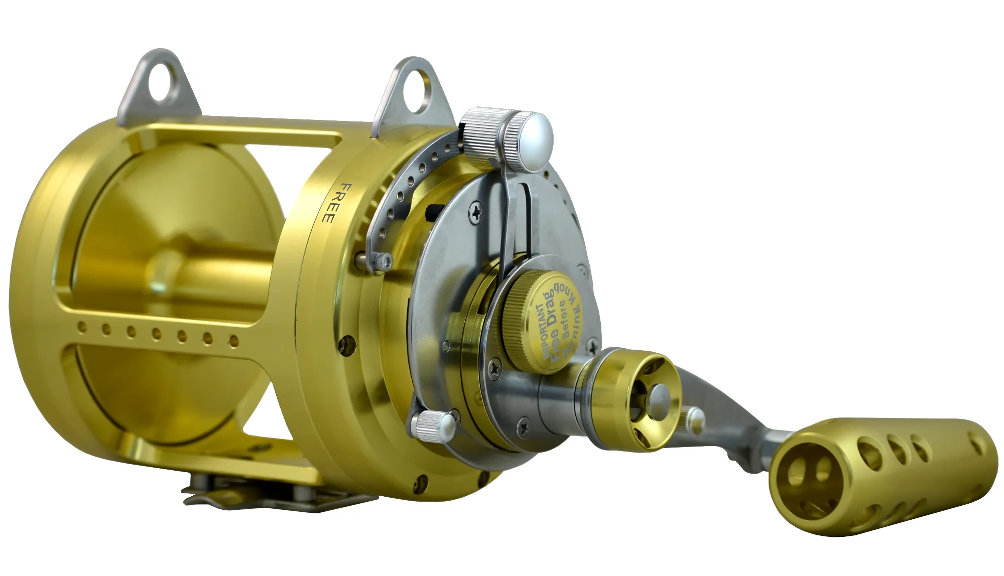 50W 2-Speed Reel on a Bent Butt Tournament Edition Rod