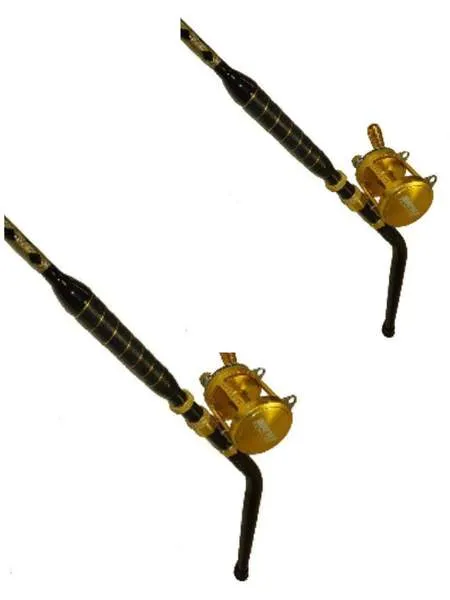 50W 2-Speed Reel on a Bent Butt Tournament Edition Rod