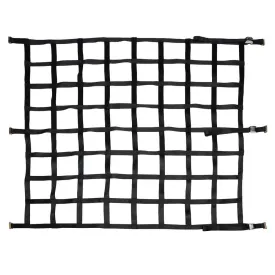 82" x 82" Heavy Duty Cargo Net with Cam Buckles and E-Track Fittings