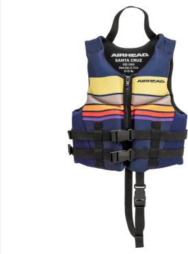 Airhead Santa Cruz Life Vest Multiple Sizes - Swim Vests for Adults, Children & Youth - Kwik Dry Neolite Fabric - USCG Approved