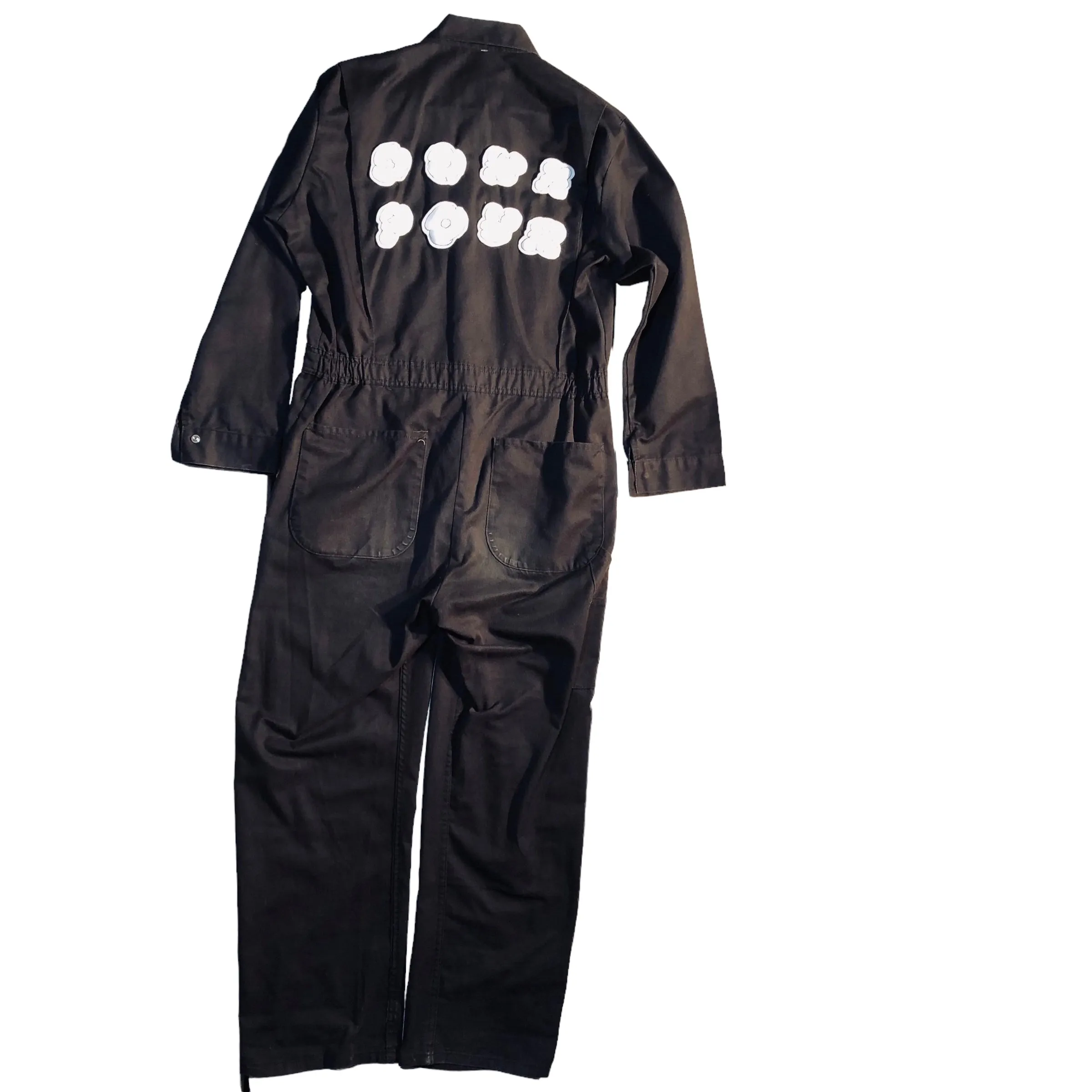Black Down Pour Jump Suit