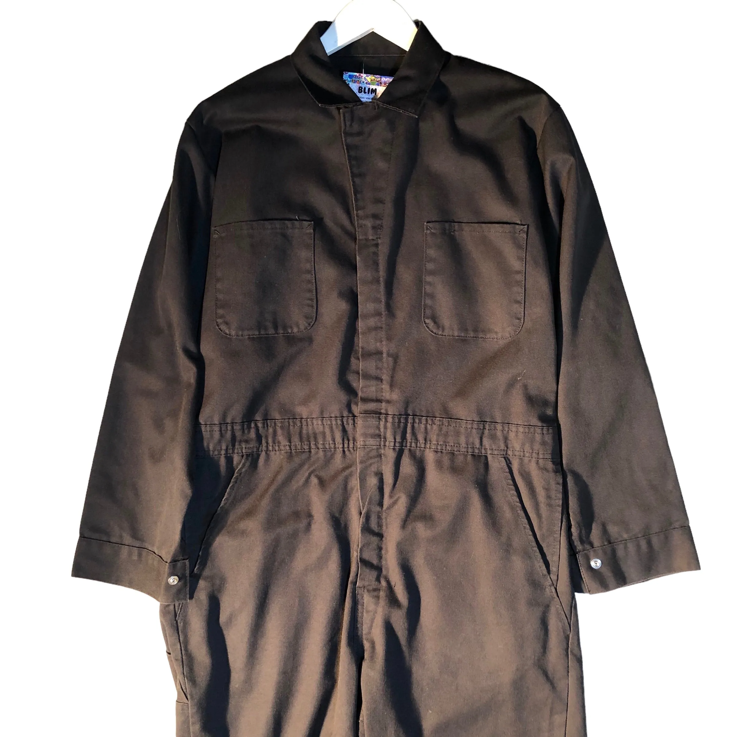Black Down Pour Jump Suit