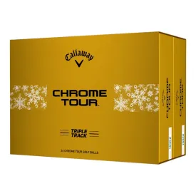 Callaway Chrome Tour Triple Track Golf Balls | Holiday 2 Dozen
