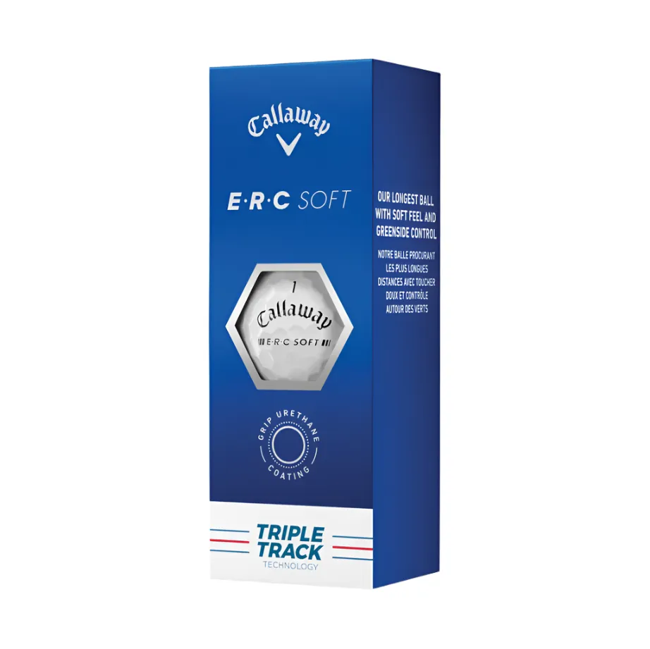 Callaway ERC Soft Triple Track Golf Balls - White '23