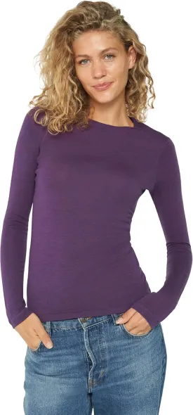 DANISH ENDURANCE Merino Wool Long Sleeve for Women, Thermal Vests for Women, Base Layer Underwear Tops, Winter Thermals