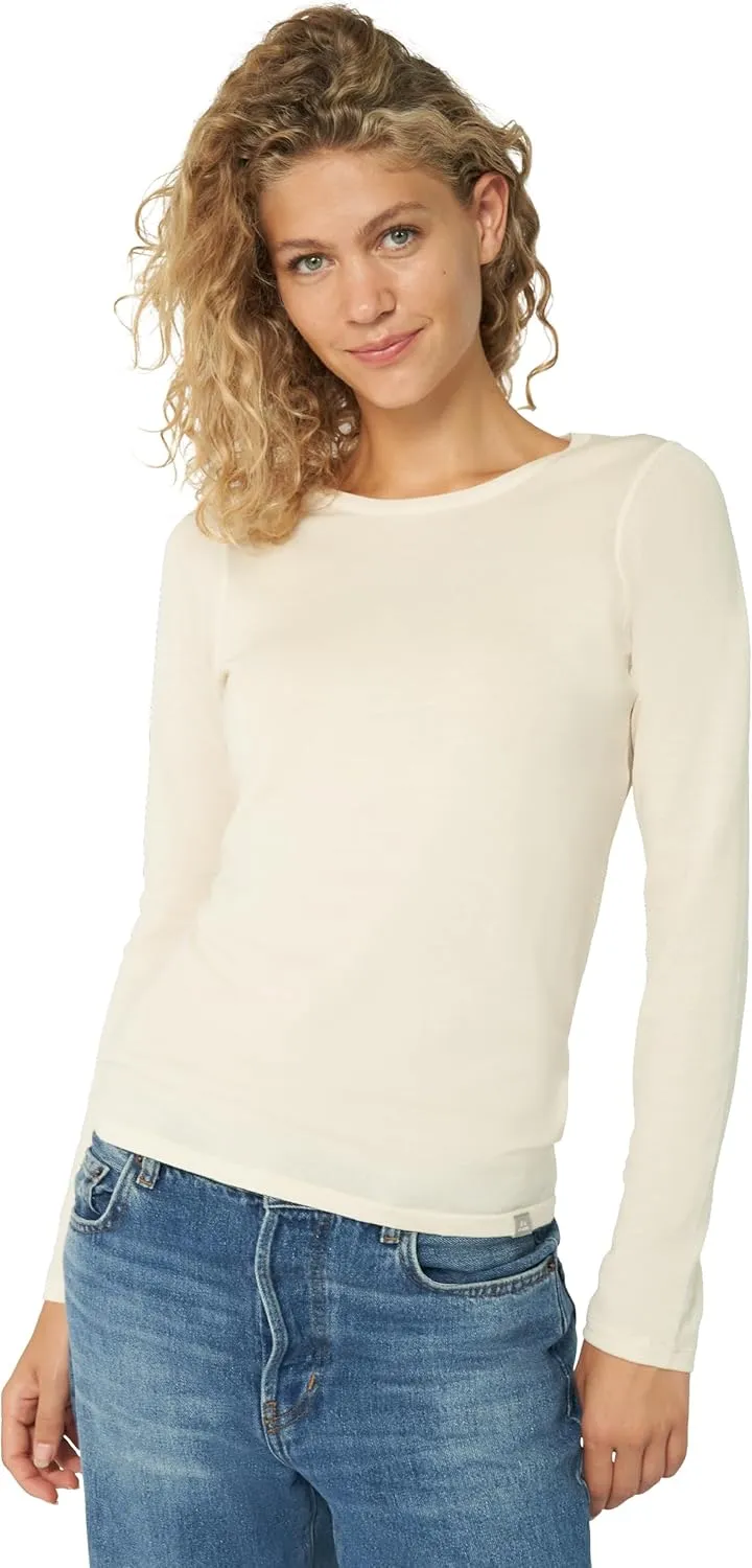 DANISH ENDURANCE Merino Wool Long Sleeve for Women, Thermal Vests for Women, Base Layer Underwear Tops, Winter Thermals