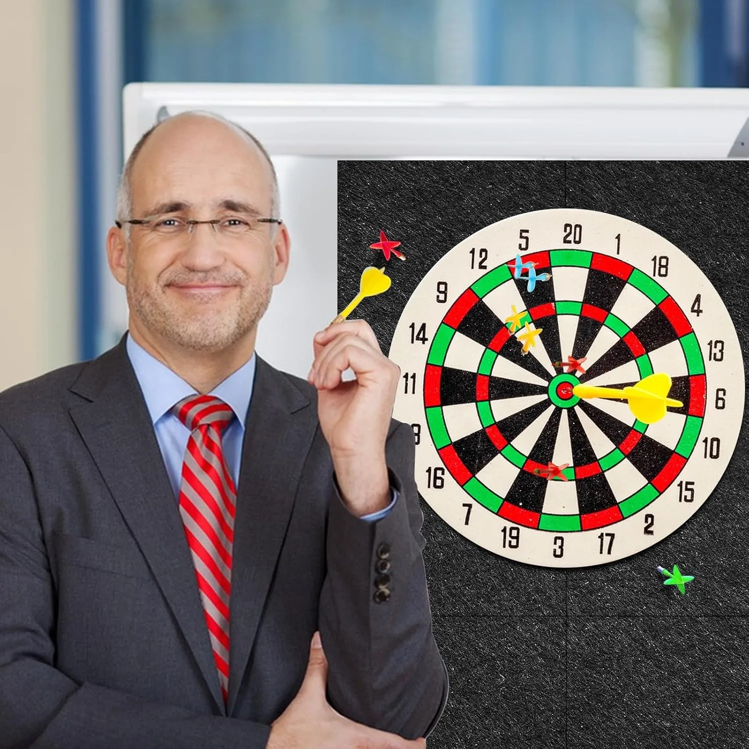 Dart Board Wall Protector Self-Adhesive Wall Surround Board Dart Board Black Felt Wall Tiles Cork Dart Board Backer Cork Board Felt Dartboard Wall Protection