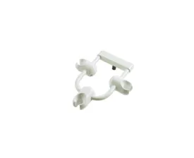 DCI Horseshoe Holder Bar with Standard Holders White, 8241