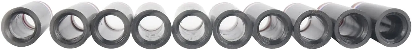 HISTAR 10pc Golf Iron Ferrules Compatible for 0.355 Tapered Steel Shaft