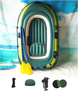 Inflatable Rowing Boats for Adults Rubber Dingy Inflatable Boat Raft Fishing Kayak Canoe Thickened Fishing Foldable Drifting 230 * 130 * 35cm