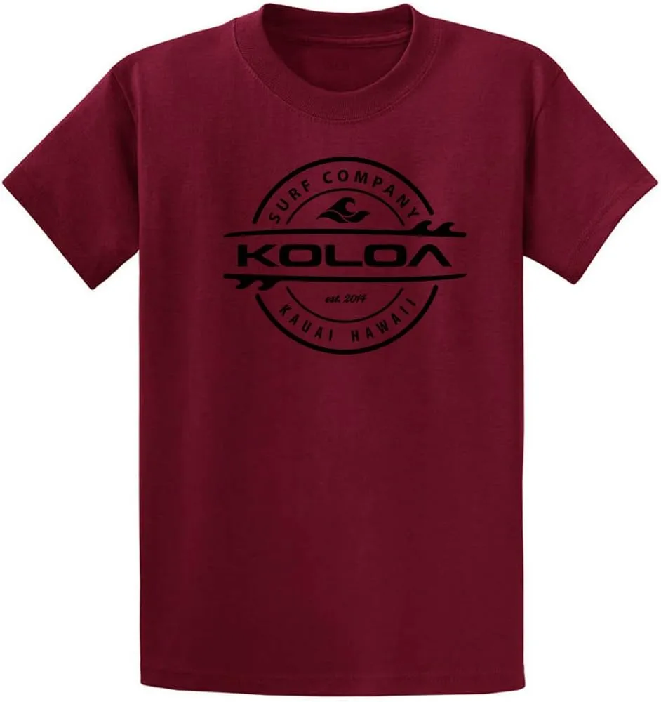 Koloa Surf Youth Thruster Surfboards Logo Heavyweight Tee Sizes XS-XL