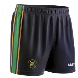 Mc Keever Blackrock Camogie Match Short - Youth - Navy/Green/Amber