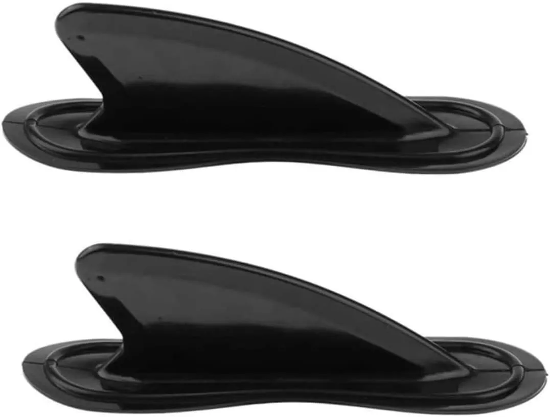 Paddle Board Fin Kayak Skeg Tracking Fin Inflatable Boat Shark Fin Watershed Board Fin Mounting Replacement Accessories for Surfboard/Paddleboard 2pcs
