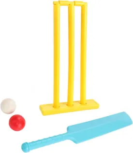 Parent Child Crickets Game with Stumps and 2 Balls Enhances Strength Play Toy Kids Crickets Set for Children Toddler