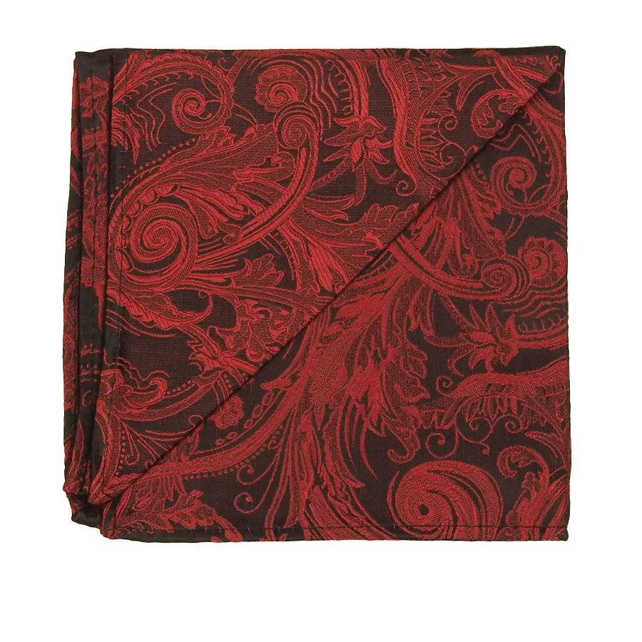 Pocket Square Scarlet Tapestry
