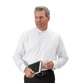 Poly/Cotton Blend Neckband Dress Clergy Shirt