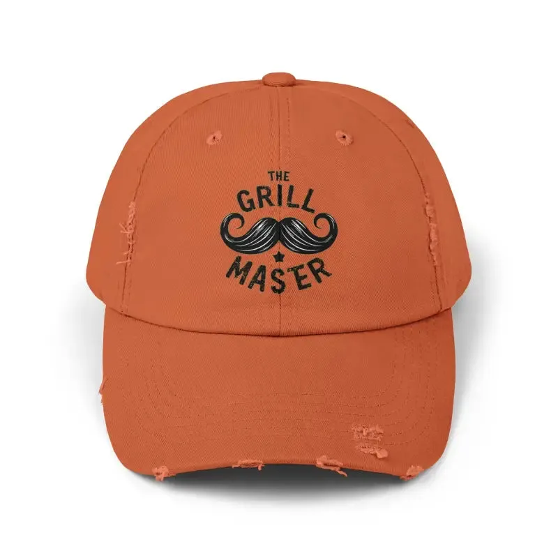 Rugged Distressed Hats with Metal d Ring Closure