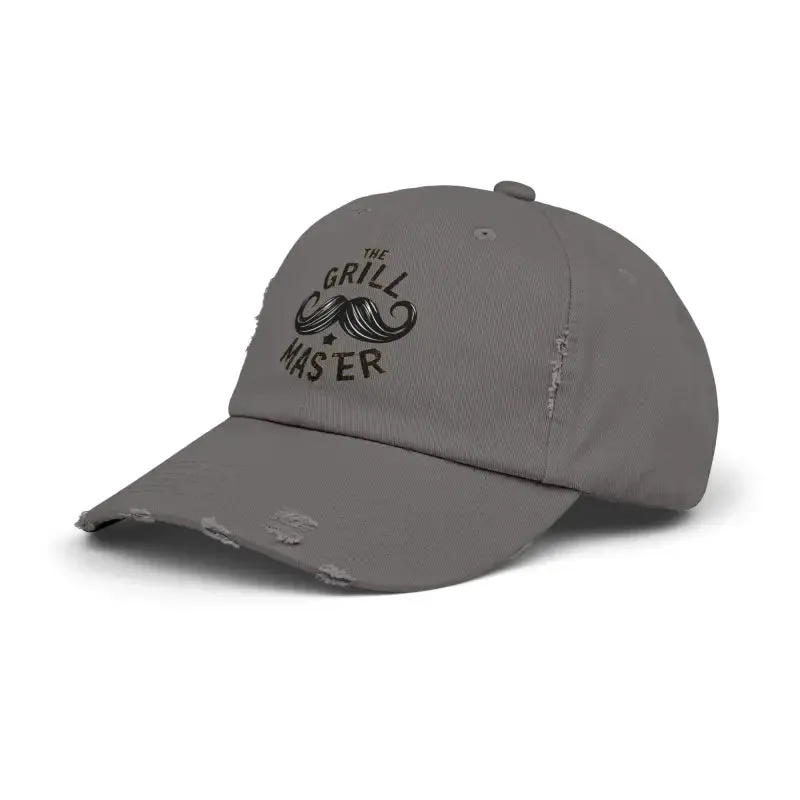 Rugged Distressed Hats with Metal d Ring Closure