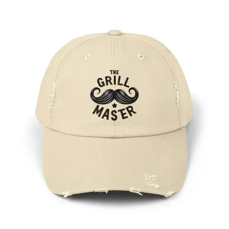 Rugged Distressed Hats with Metal d Ring Closure