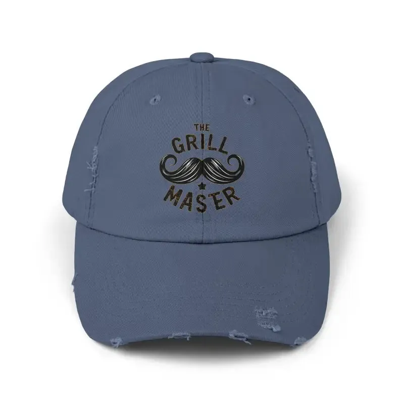 Rugged Distressed Hats with Metal d Ring Closure