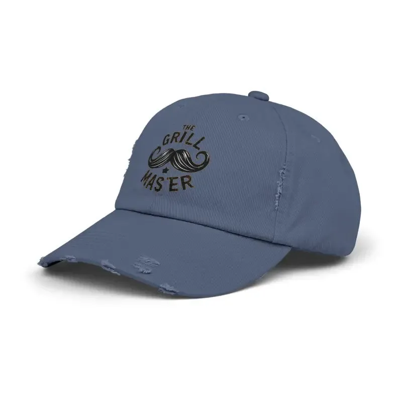 Rugged Distressed Hats with Metal d Ring Closure