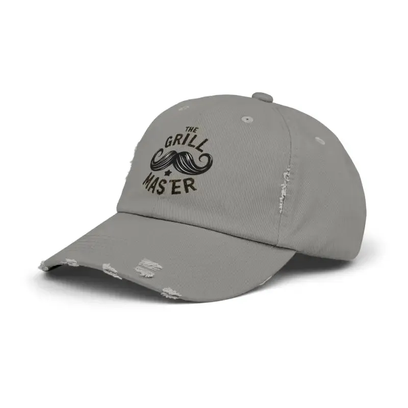 Rugged Distressed Hats with Metal d Ring Closure