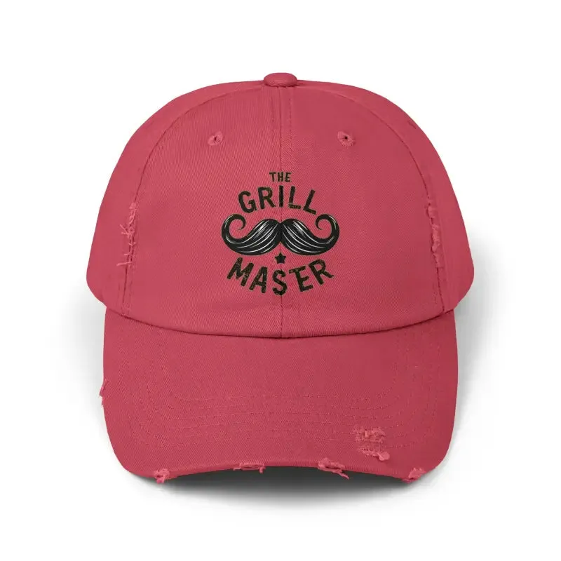 Rugged Distressed Hats with Metal d Ring Closure
