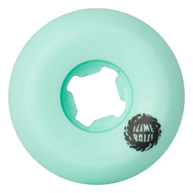 Slime Balls 53mm 99a Screw Balls Speed Balls Green Skateboard Wheels 4pk