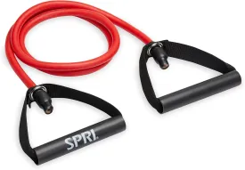 SPRI Xertube Resistance Bands with Handles  All Exercise Cords Sold Separately with Home Gym Workout Fitness Door Anchor Attachment Option