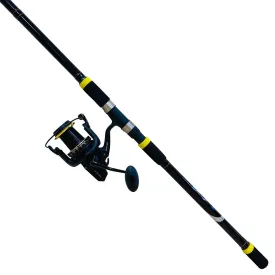 Surf Fisher Long Cast Black Magic Spinning Combo