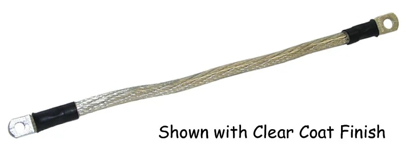 ULTRA-FLEXIBLE BATTERY CABLES FOR MOST MODELS - SPORTSTER 04/09 - CLEAR