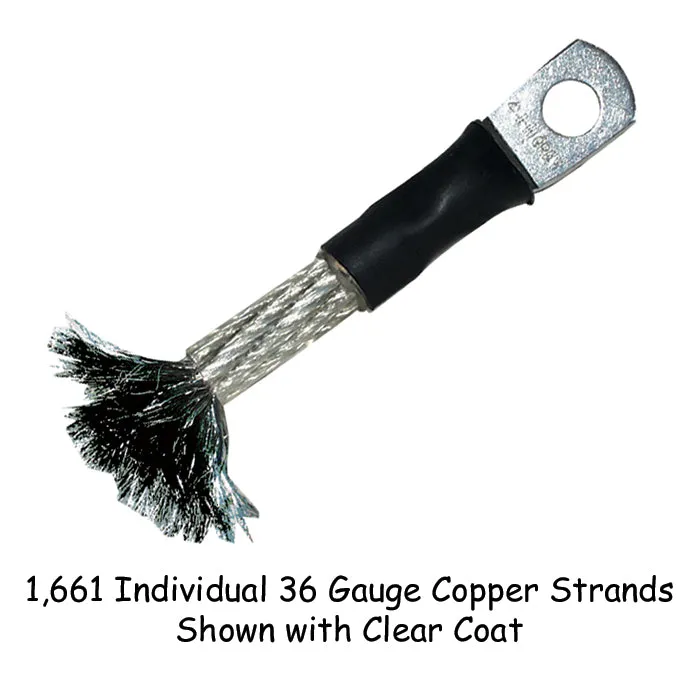 ULTRA-FLEXIBLE BATTERY CABLES FOR MOST MODELS - SPORTSTER 04/09 - CLEAR