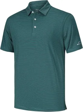Willit Men's Golf Polo Shirts Short Sleeve Striped Performance Moisture Wicking