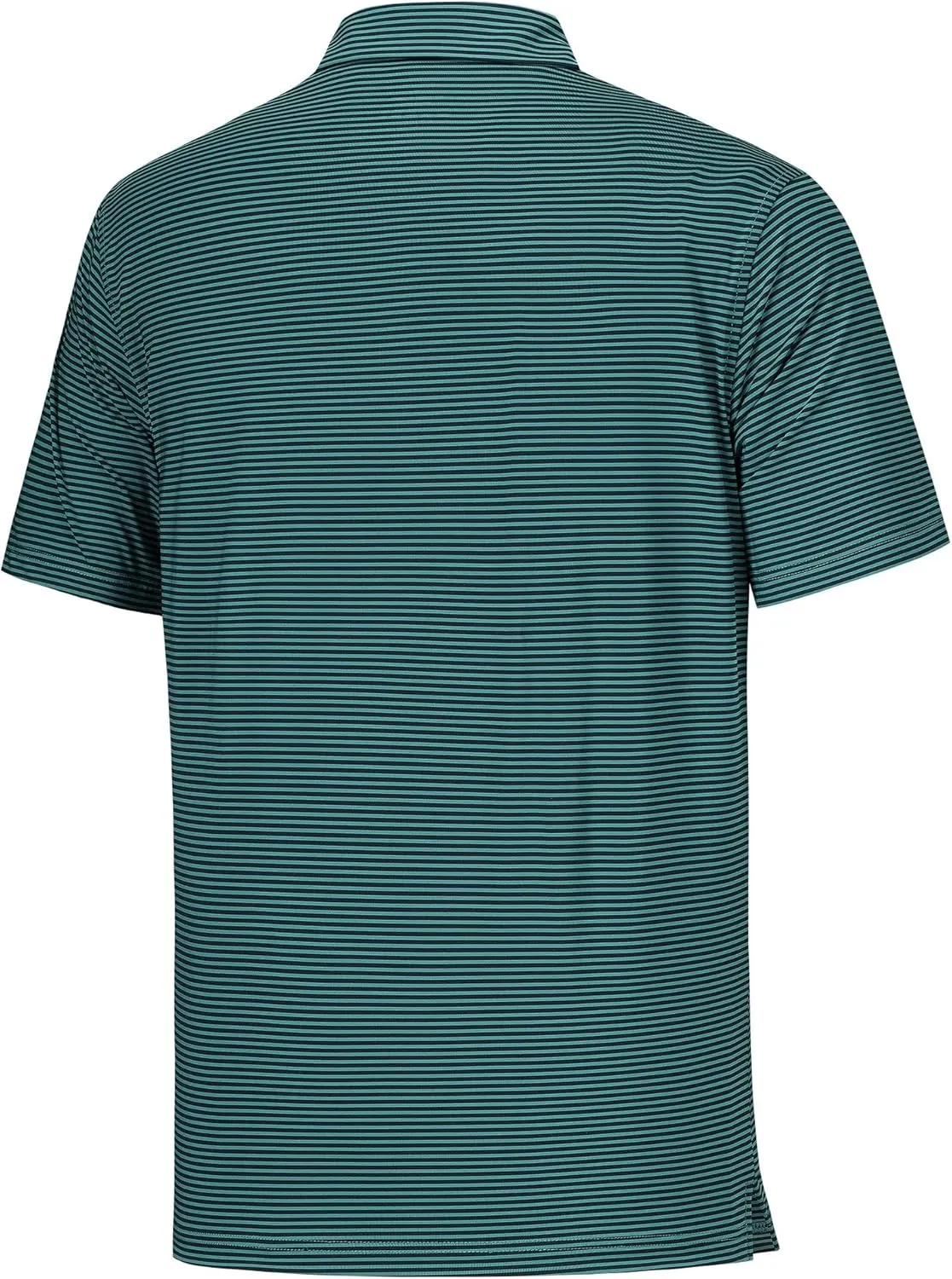 Willit Men's Golf Polo Shirts Short Sleeve Striped Performance Moisture Wicking