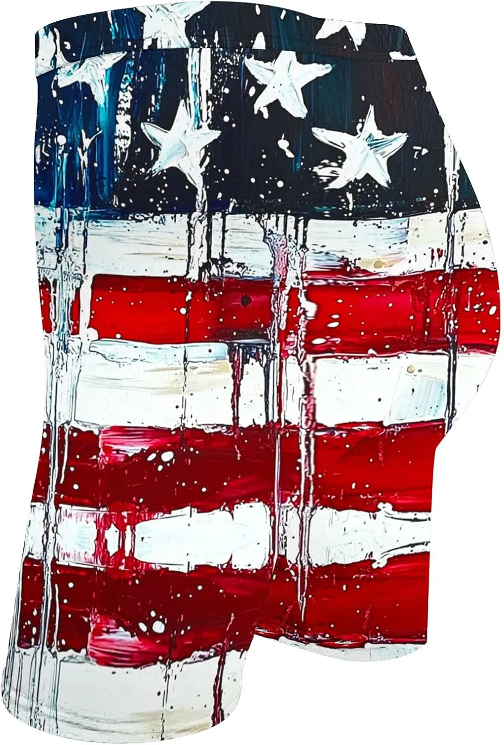 Women's 4th of July Shorts RedWhite & Blue American Flag Apparel for Independence Day Casual & Trendy