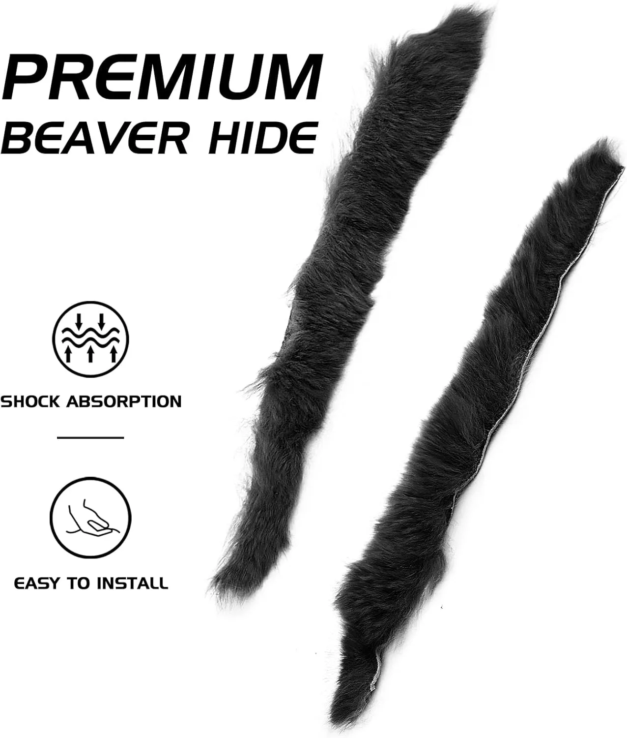 YLS Archery Silencer Bowstring Silencers Bow Dampener Recurve Bow Beaver Balls/Otter Hide Bowstring Silencer