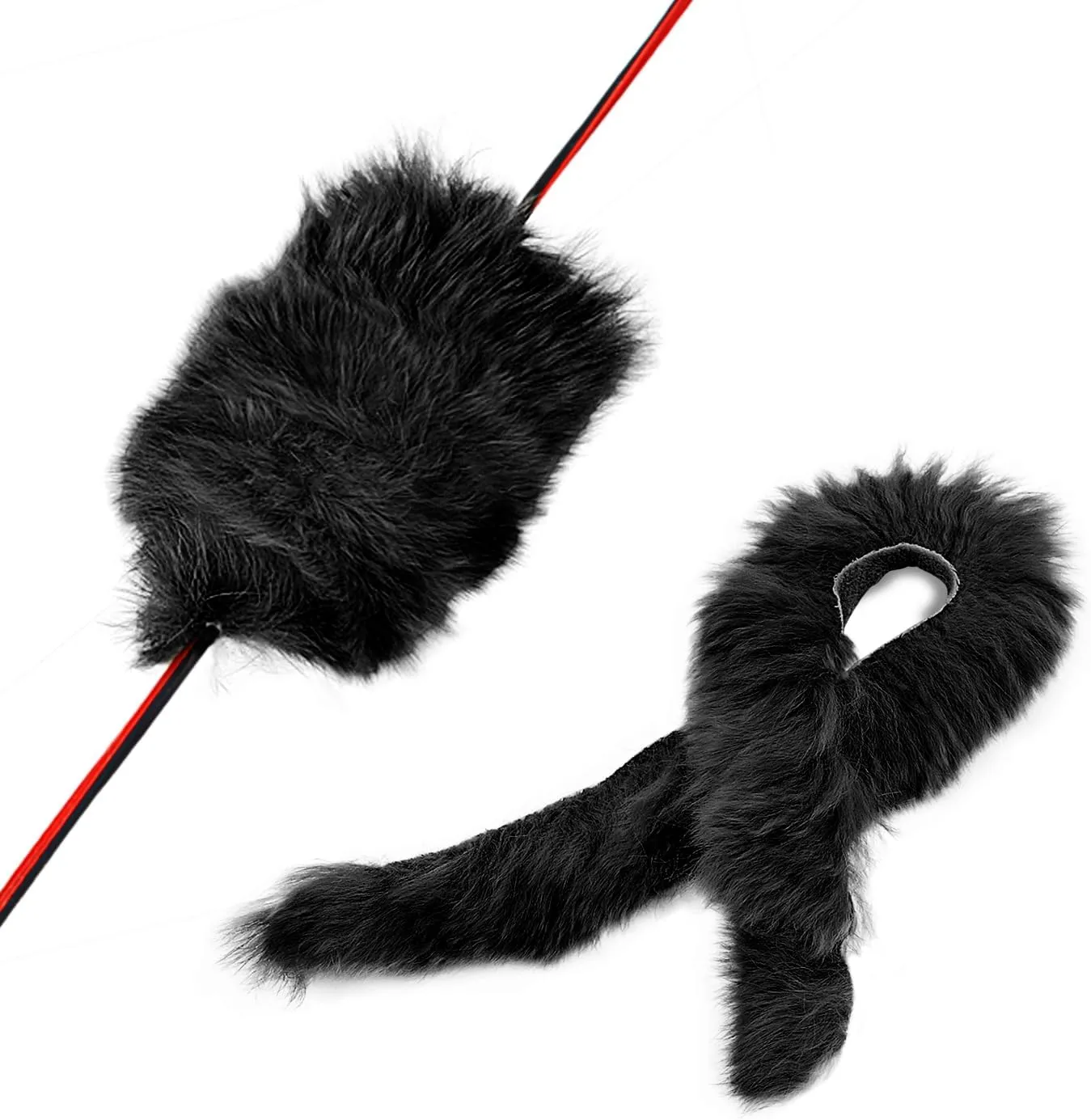 YLS Archery Silencer Bowstring Silencers Bow Dampener Recurve Bow Beaver Balls/Otter Hide Bowstring Silencer